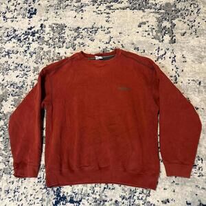 Red vintage Columbia sweatshirt with